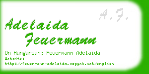 adelaida feuermann business card